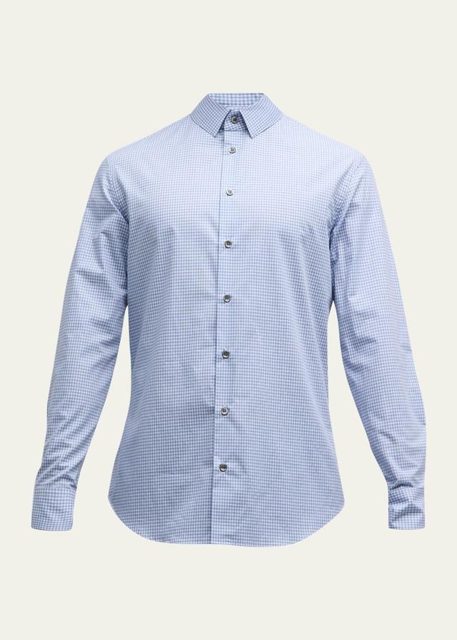 Mens Micro-Box Cotton Sport Shirt Product Image