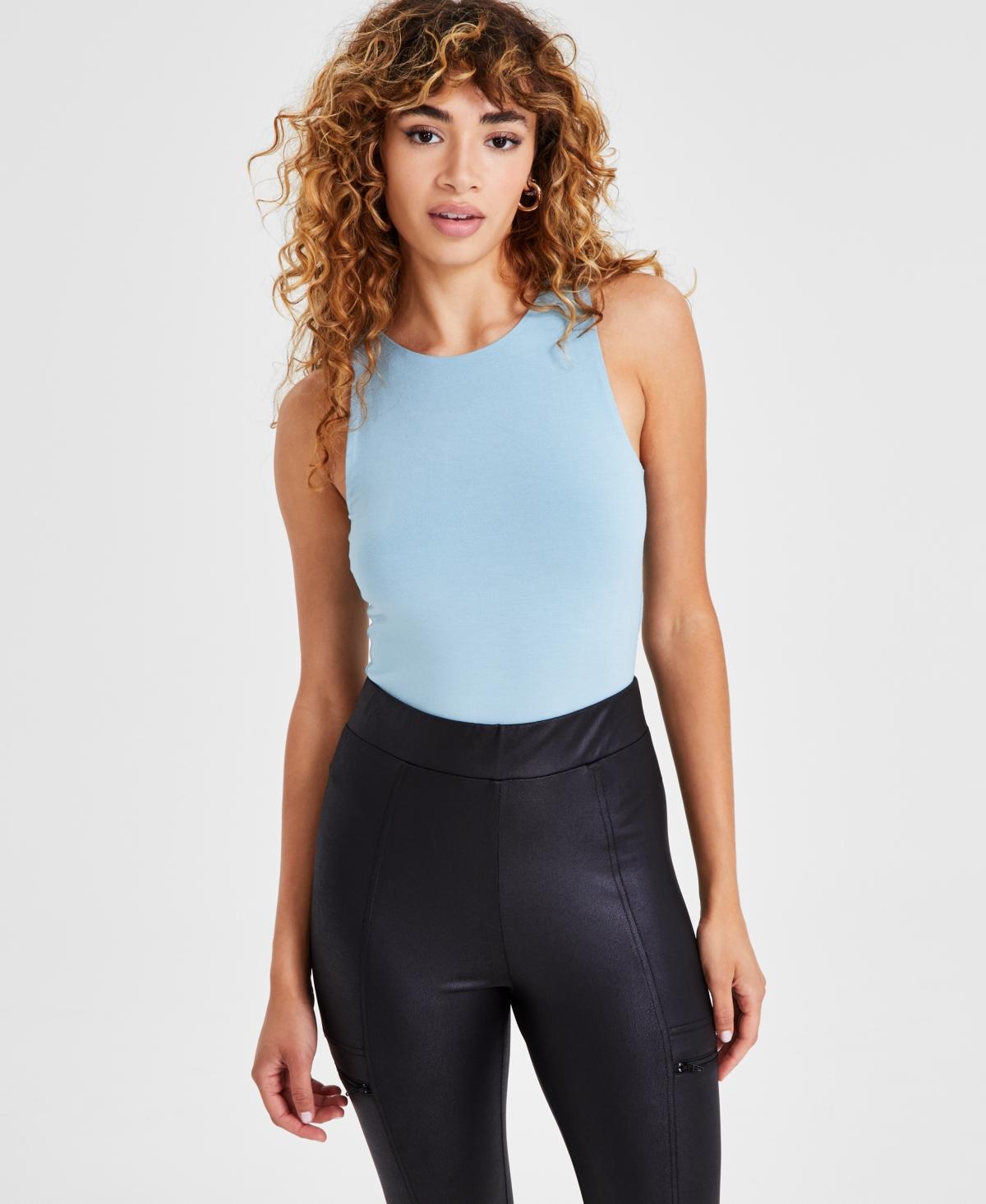 Bar Iii Womens Sleeveless Jersey Bodysuit, Created for Macys Product Image