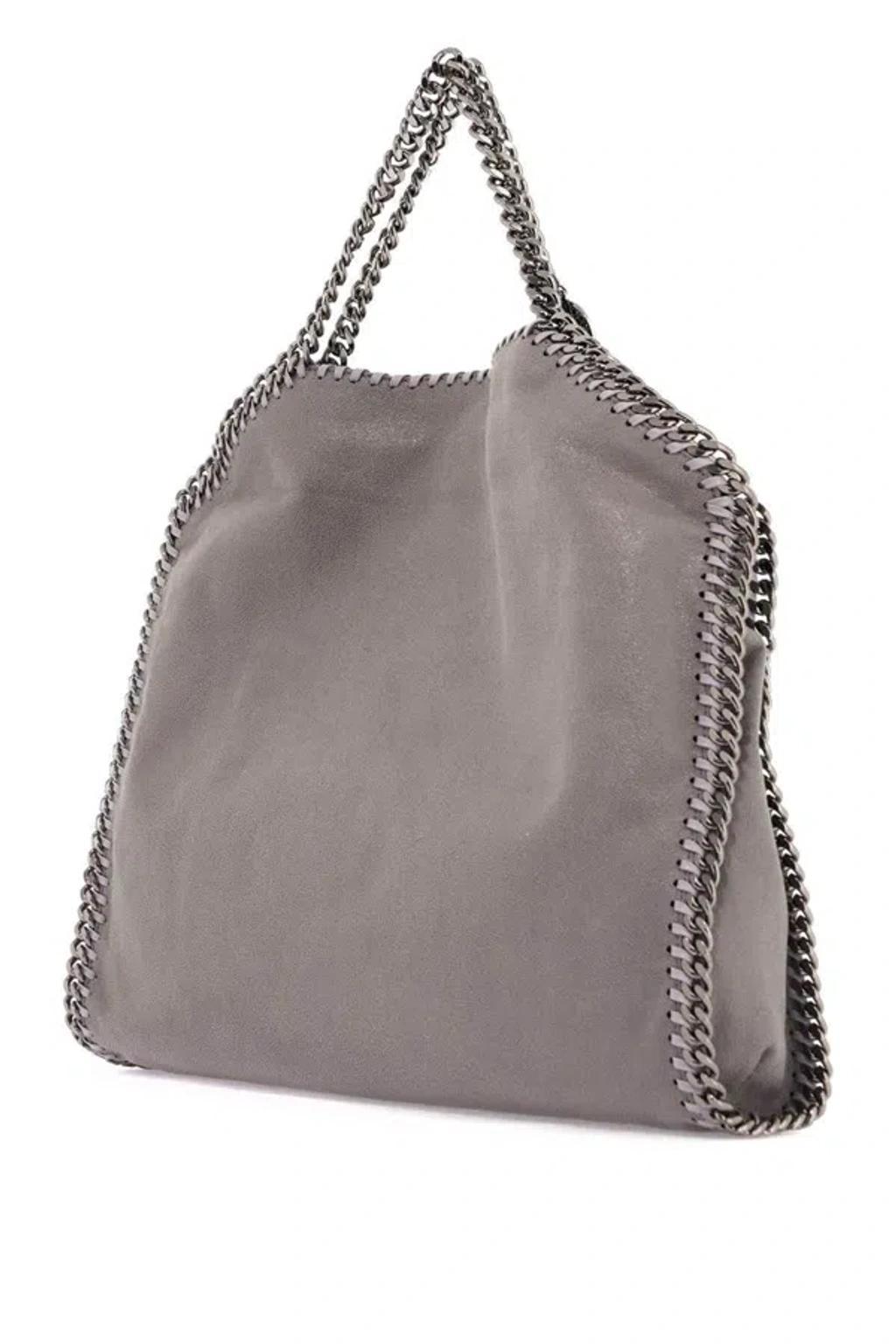 And Silver Falabella Tote Bag In Grey Product Image