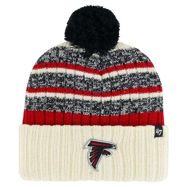 Mens 47 Natural Atlanta Falcons Tavern Cuffed Knit Hat with Pom Product Image