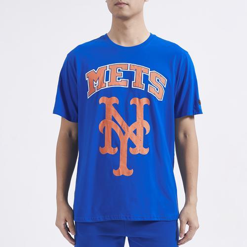 Pro Standard Mens Pro Standard Mets GTP SJ T-Shirt - Mens Blue/Orange Product Image