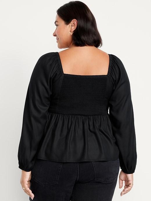 Shirred Crepe Top Product Image