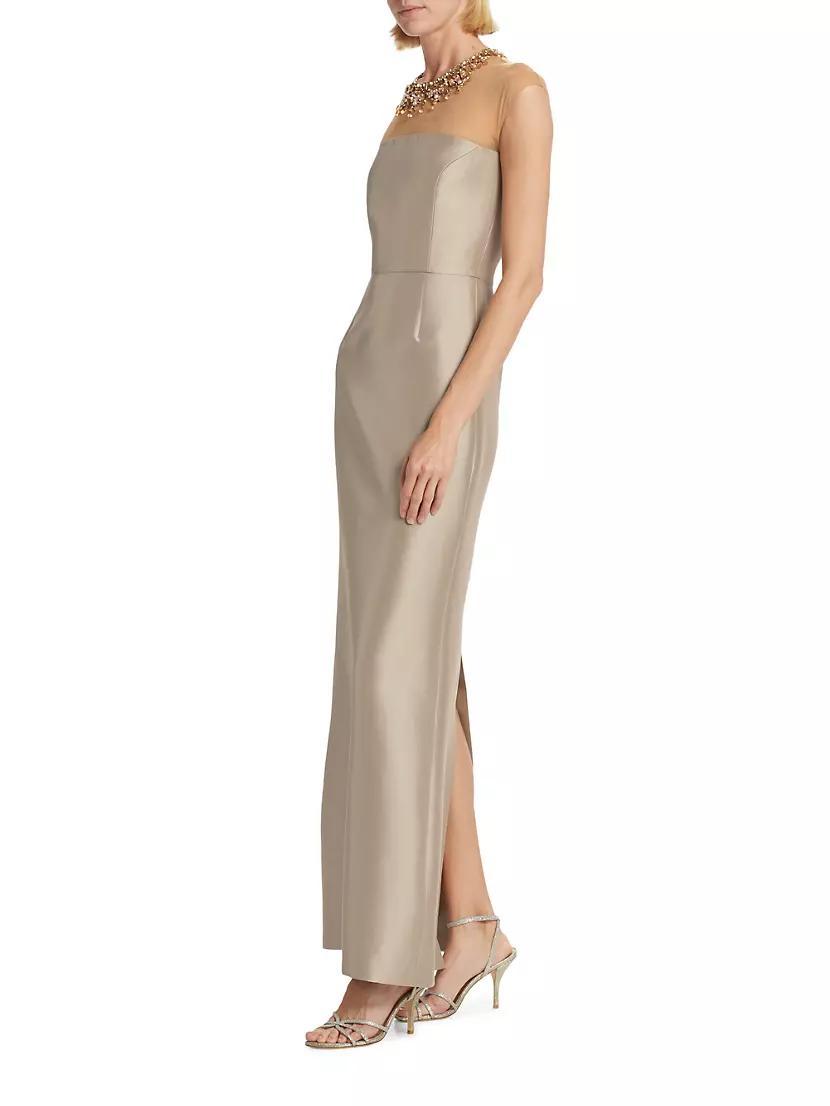 Irina Mikado Satin Gown Product Image