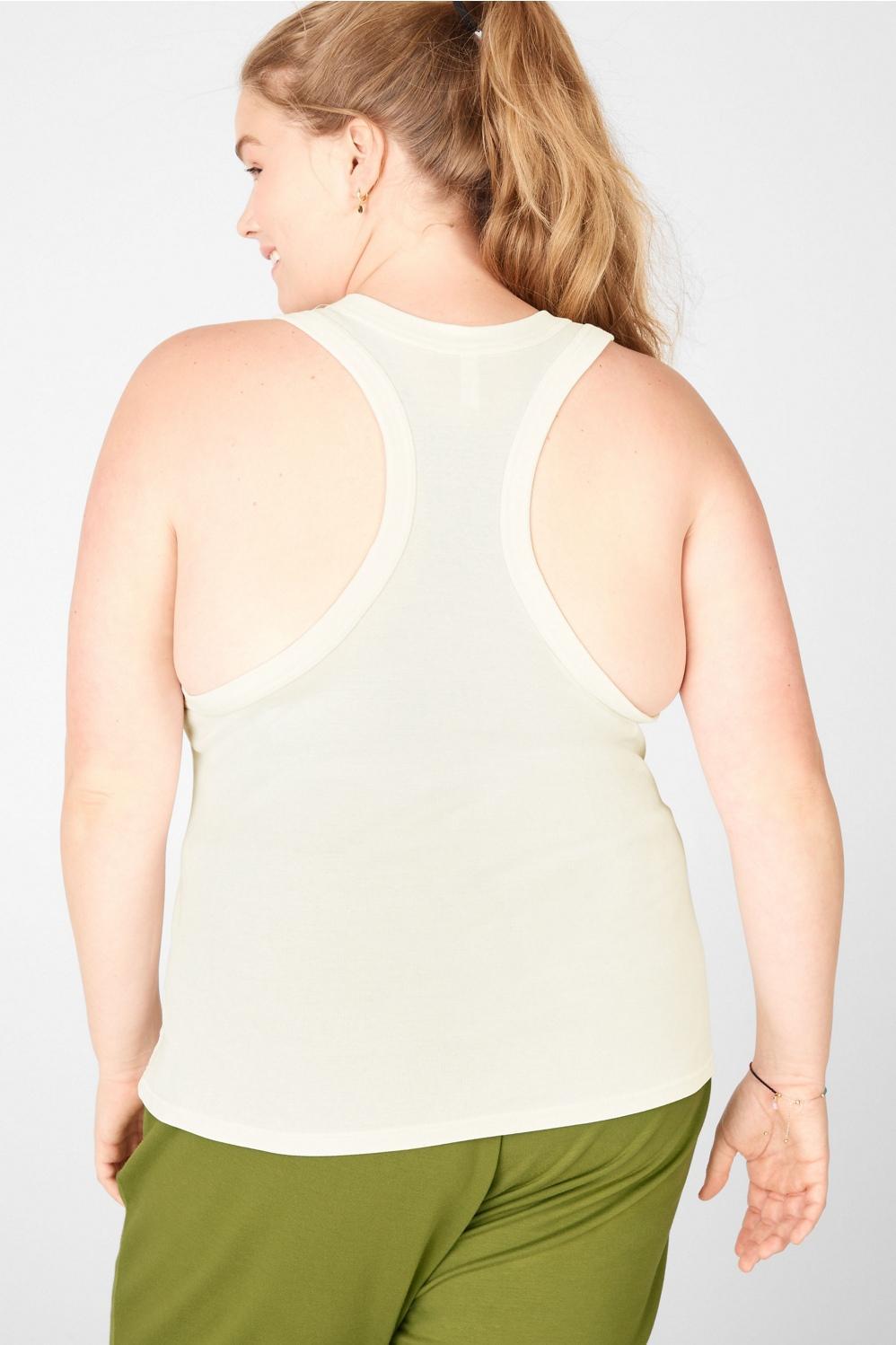 Fabletics Tinsley Tank Womens white plus Size 4X Product Image