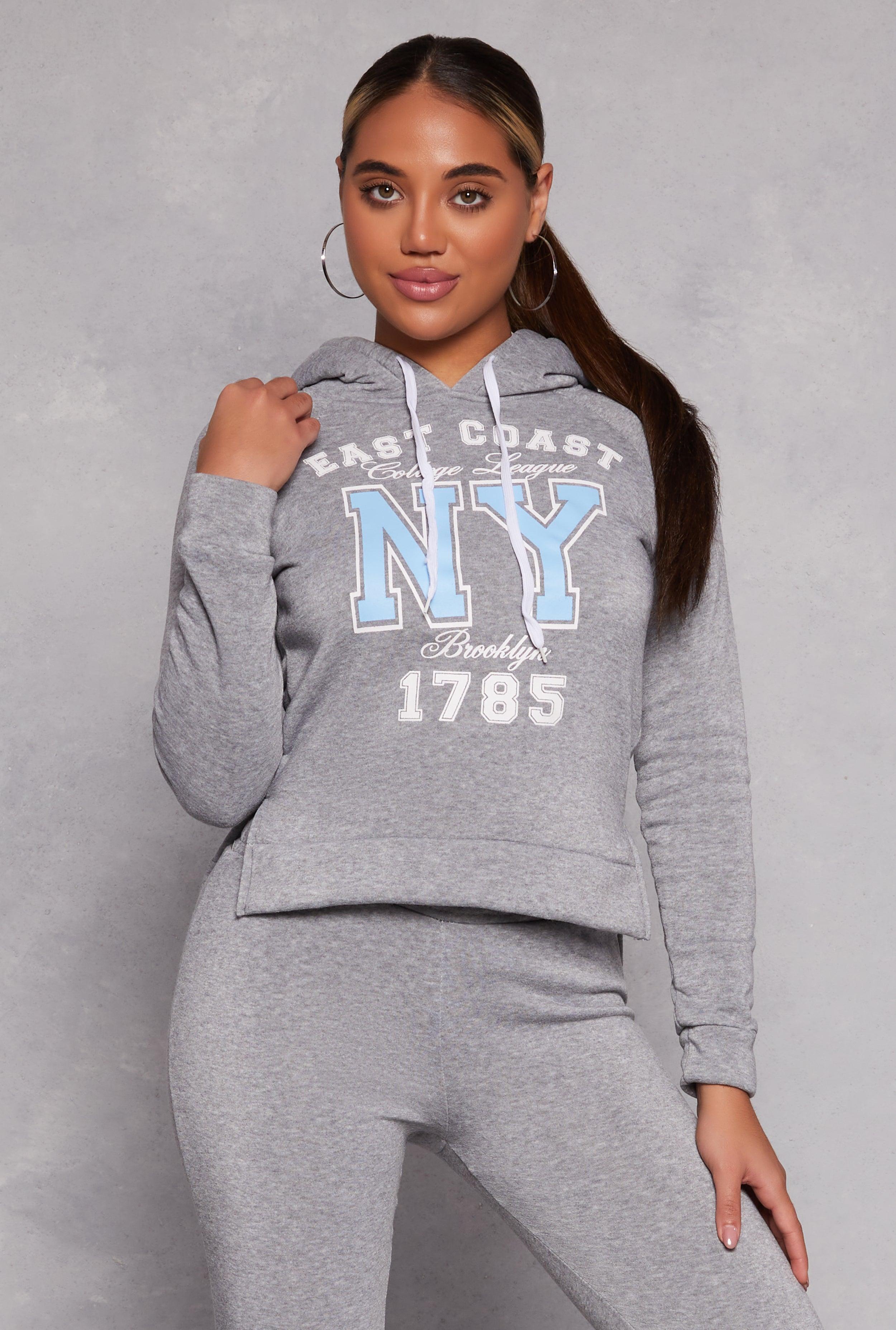 Womens East Coast NY Graphic Pullover Hoodie Product Image