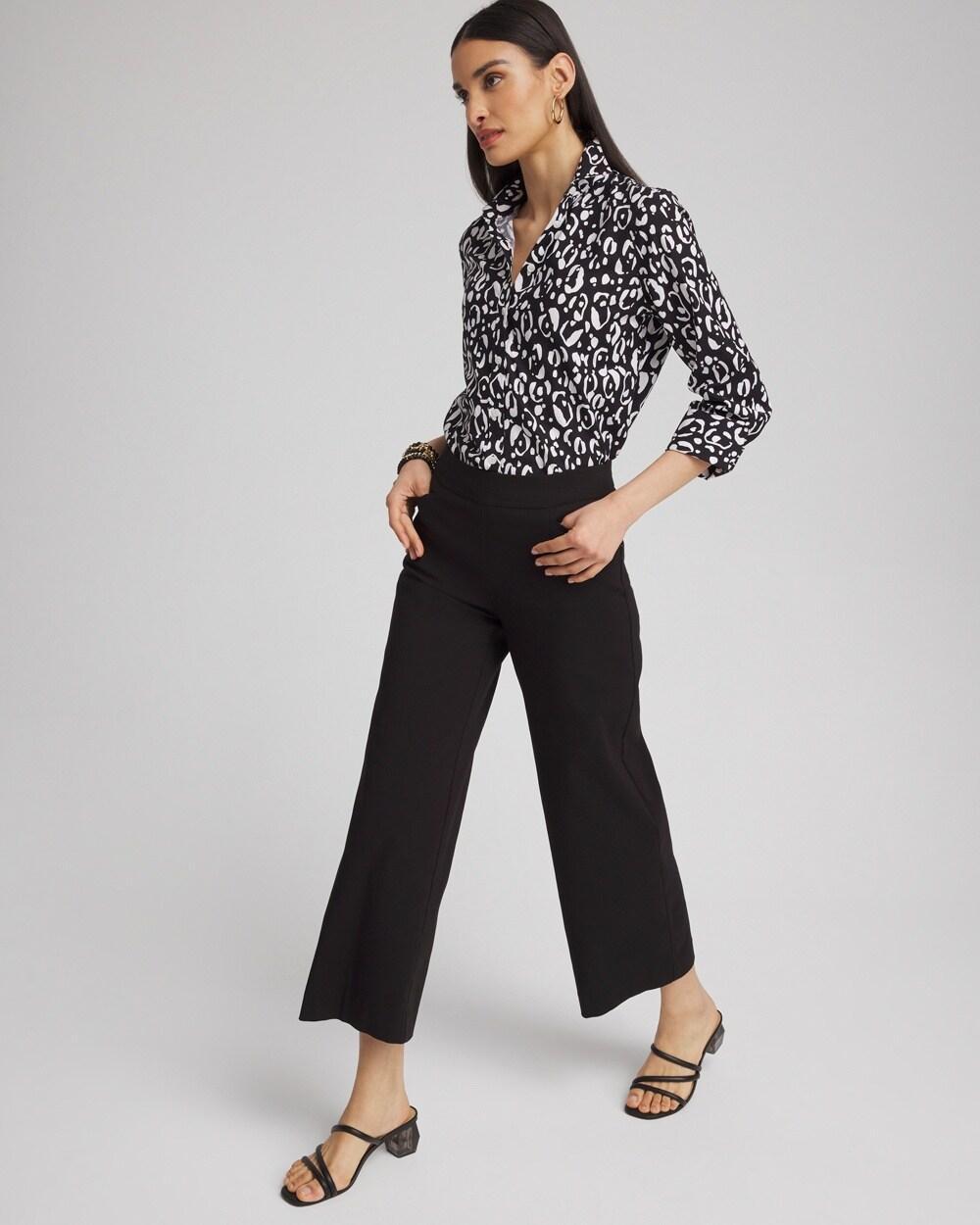 Brigitte Wide Leg Cropped Pants Product Image