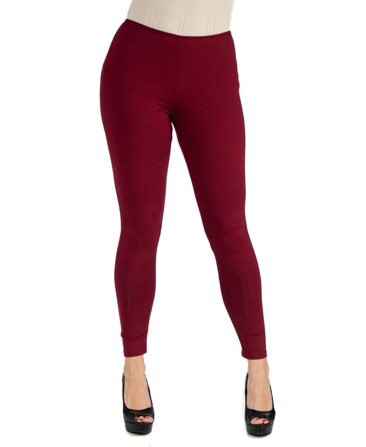 24seven Comfort Apparel Womens Stretch Ankle Length Leggings Product Image