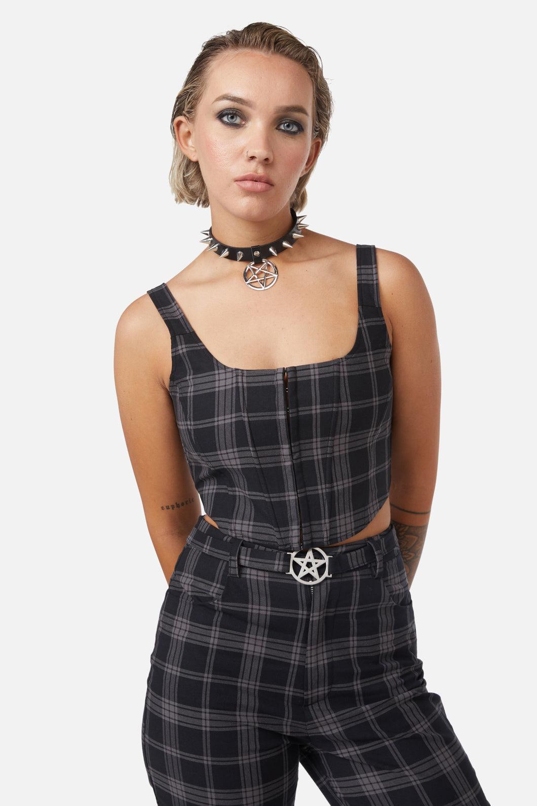 Victoria Tartan Corset Product Image