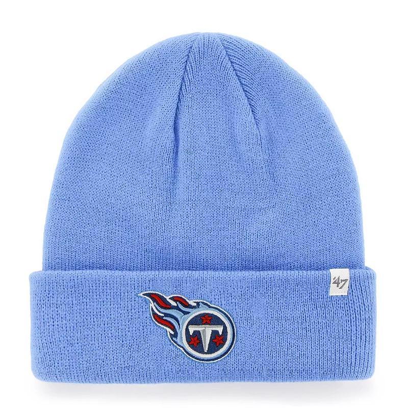 Mens 47 Blue Tennessee Titans Secondary Basic Cuffed Knit Hat Product Image