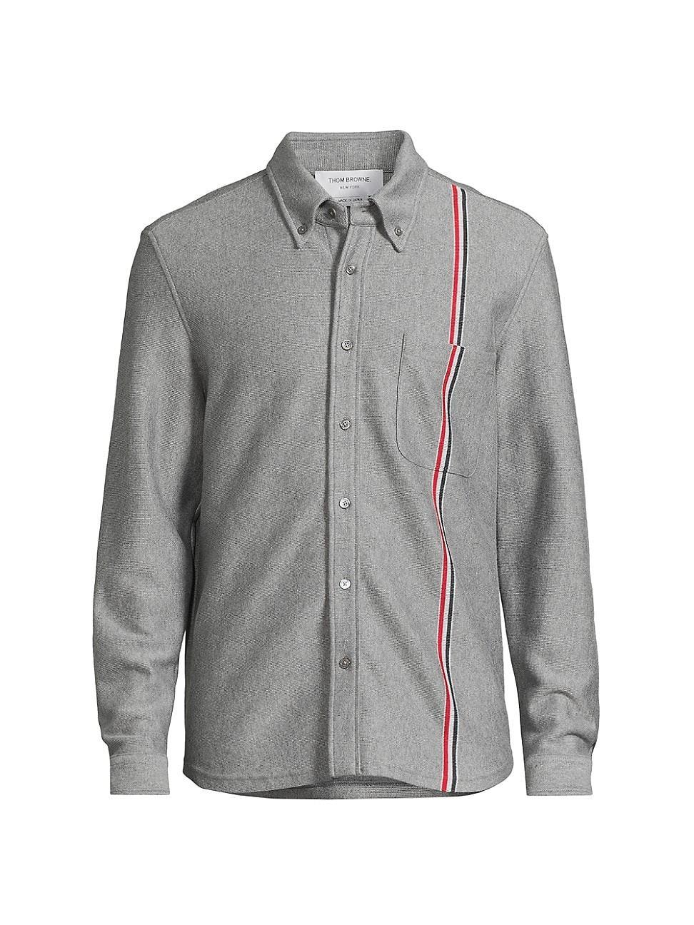 Mens Double Face Knit Shirt Jacket Product Image