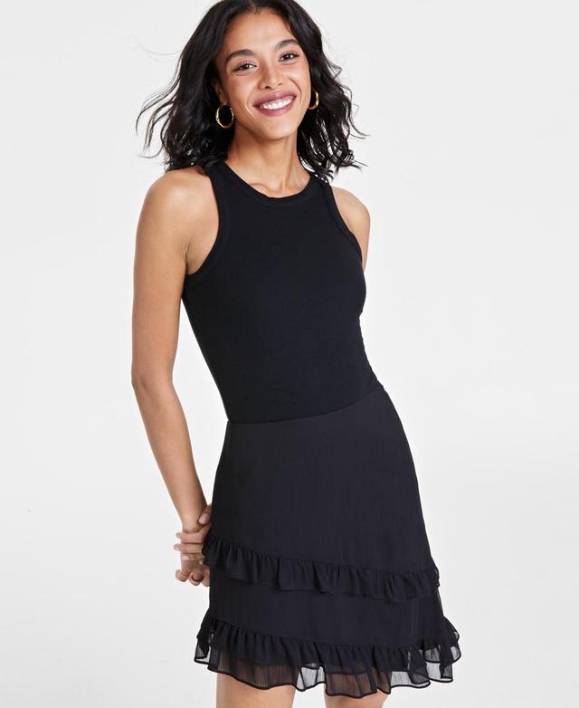 Women's Sleeveless Ribbed Bodysuit, Created for Macy's Product Image