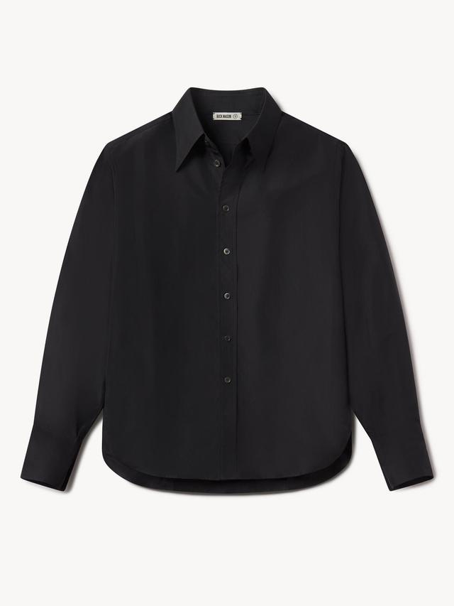 Black Pacific Silk Shirt Product Image