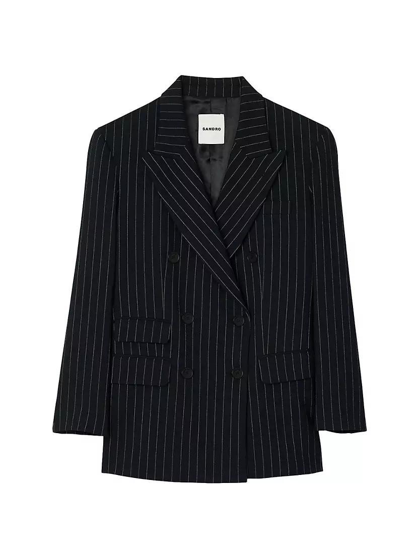 Womens Striped Suit Jacket product image