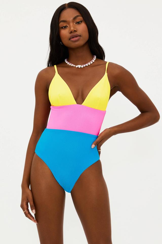 Wren One Piece Coral Reef Colorblock Product Image