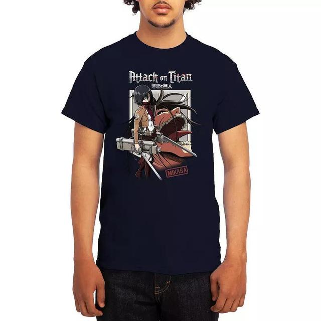 Mens Attack on Titan Tee, Boys Blue Product Image