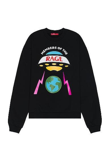 Members of the Rage Big Logo Crewneck in Black Product Image