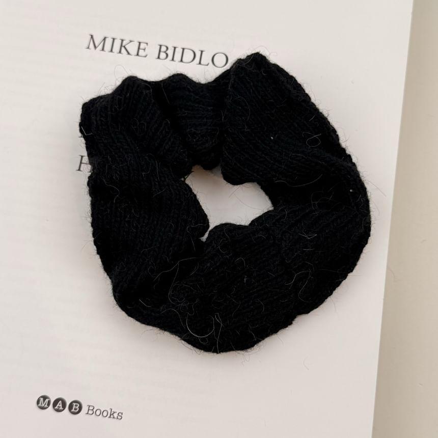 Plain Knitted Scrunchie Product Image