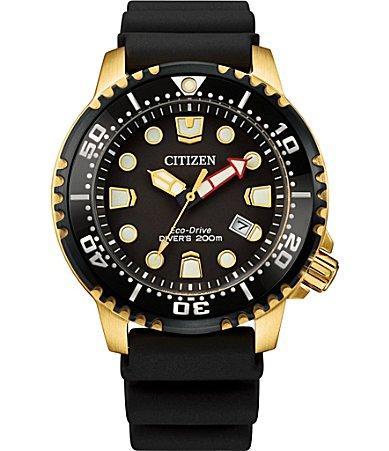 Citizen Eco-Drive Mens Promaster Diver Black Strap Watch 44mm Product Image