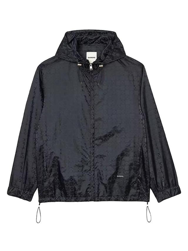 Mens Square Cross Nylon Jacket Product Image