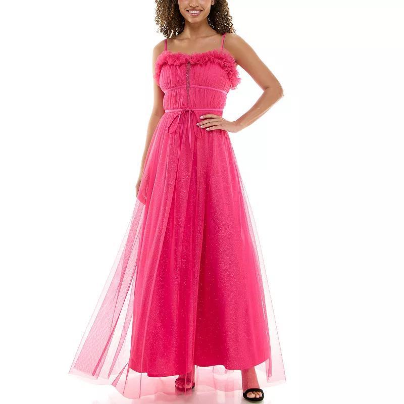 Womens Maison Tara Glitter Tulle Ballgown product image