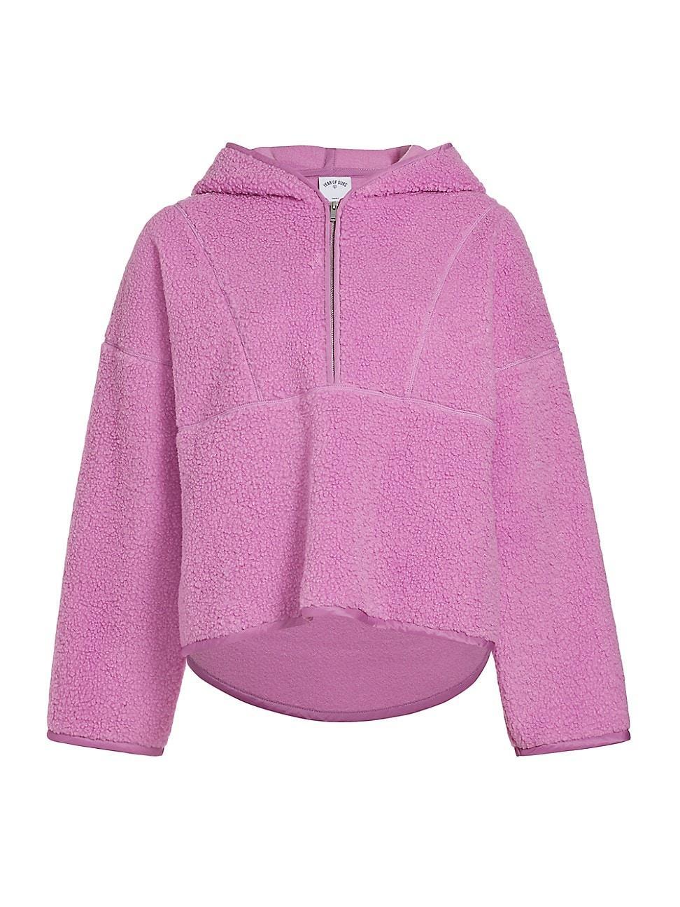 Womens Mammoth Sherpa Half-Zip Hoodie Product Image