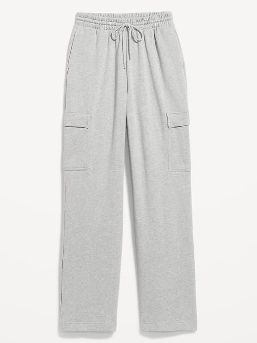 Extra High-Waisted SoComfy Cargo Wide-Leg Sweatpants Product Image