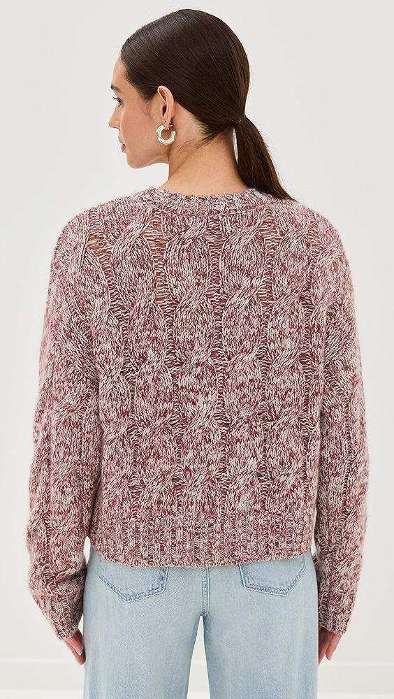 Sablyn Tristan M Marled Cashmere Crew Neck Pullover | Shopbop Product Image