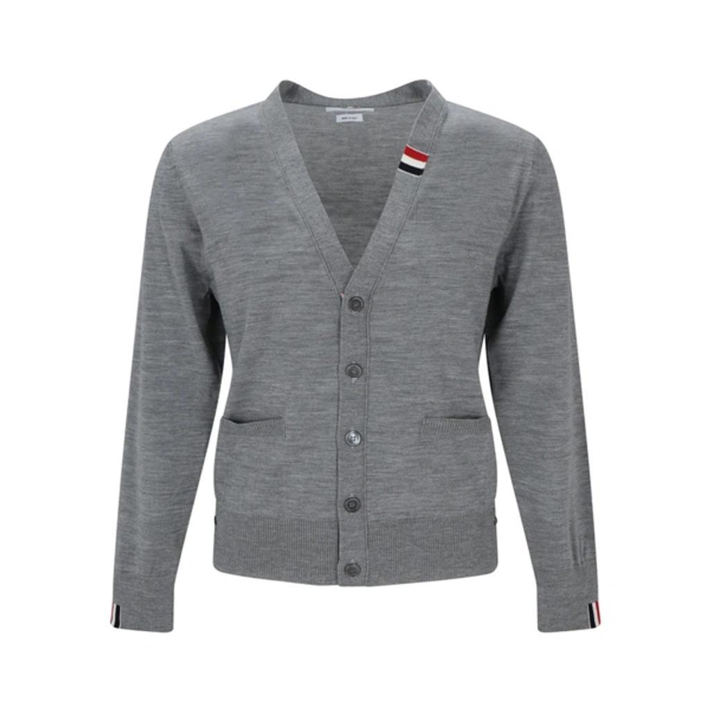 Wool Cardigan In Gray Product Image