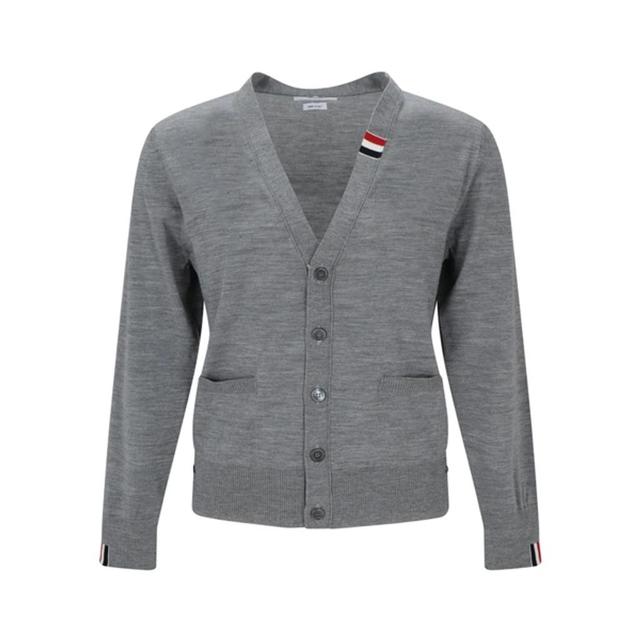 Wool Cardigan In Gray Product Image