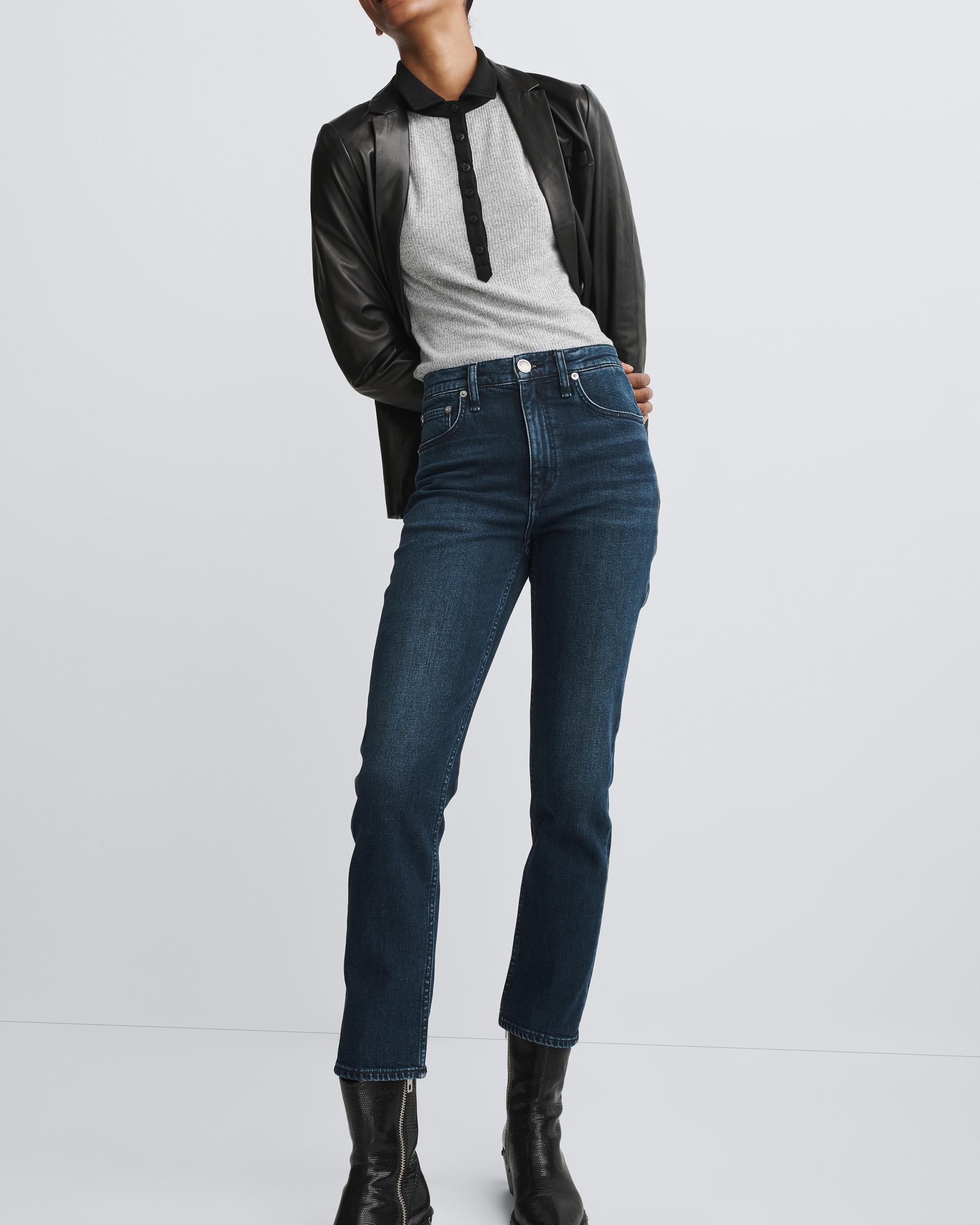 RAG & BONE Wren High Rise Ankle Slim Jeans In Ella Product Image