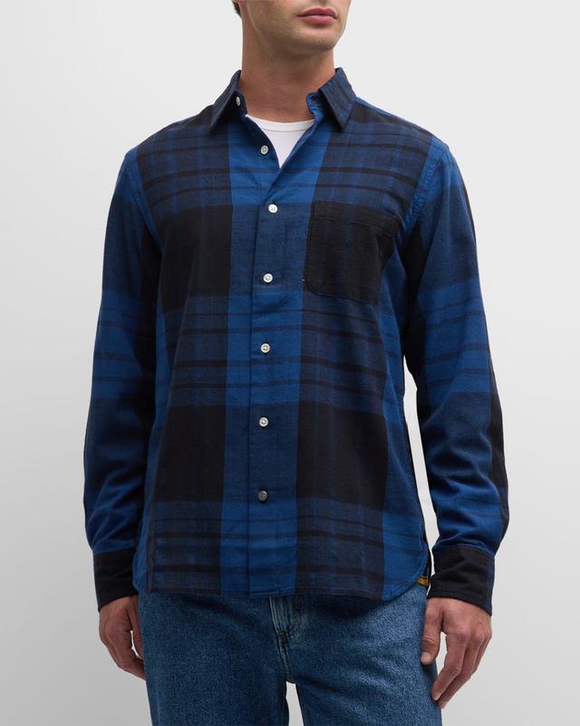 Mens Long-Sleeve Winter Madras Shirt Product Image