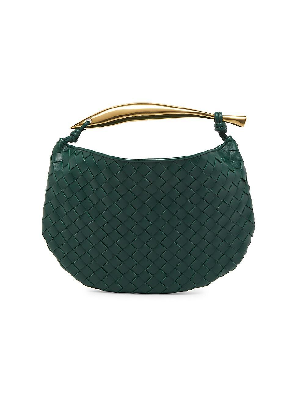 Sardine Intrecciato Leather Top-Handle Bag Product Image