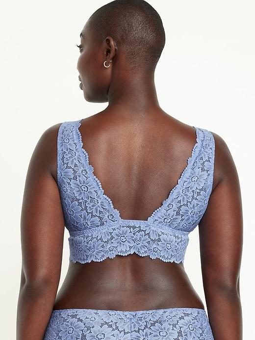 Lace Front-Close Bralette Product Image