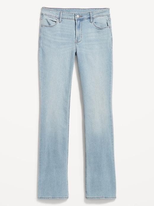 Mid-Rise Wow Boot-Cut Jeans Product Image