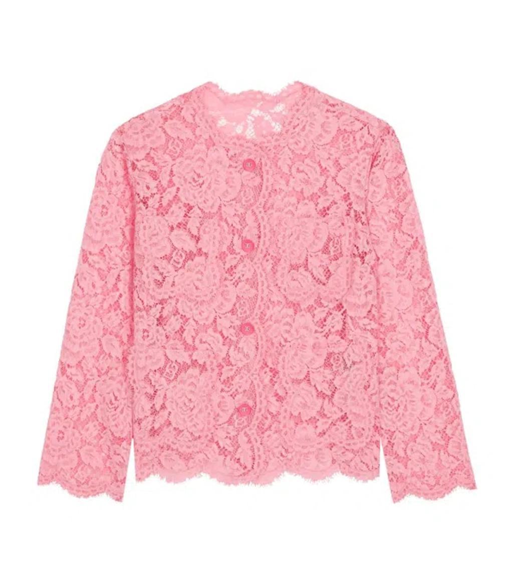 Floral Lace Cardigan In Multi Product Image