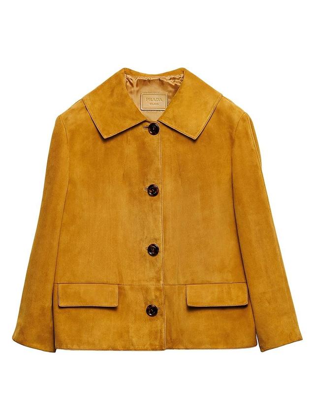 Womens Suede Jacket Product Image