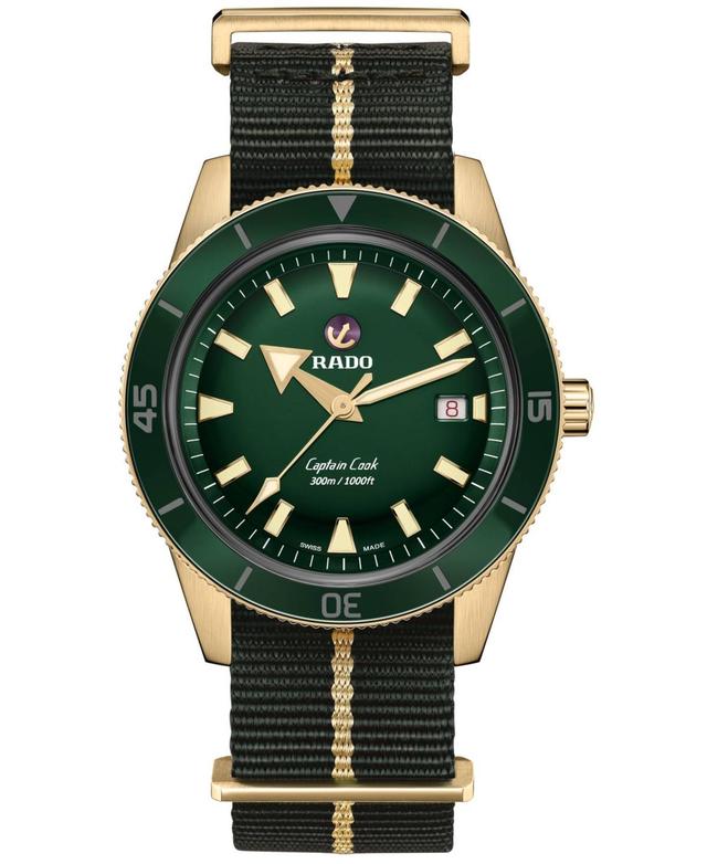 Rado Captain Cook Automatic Green Dial Mens Watch R32504317 Product Image