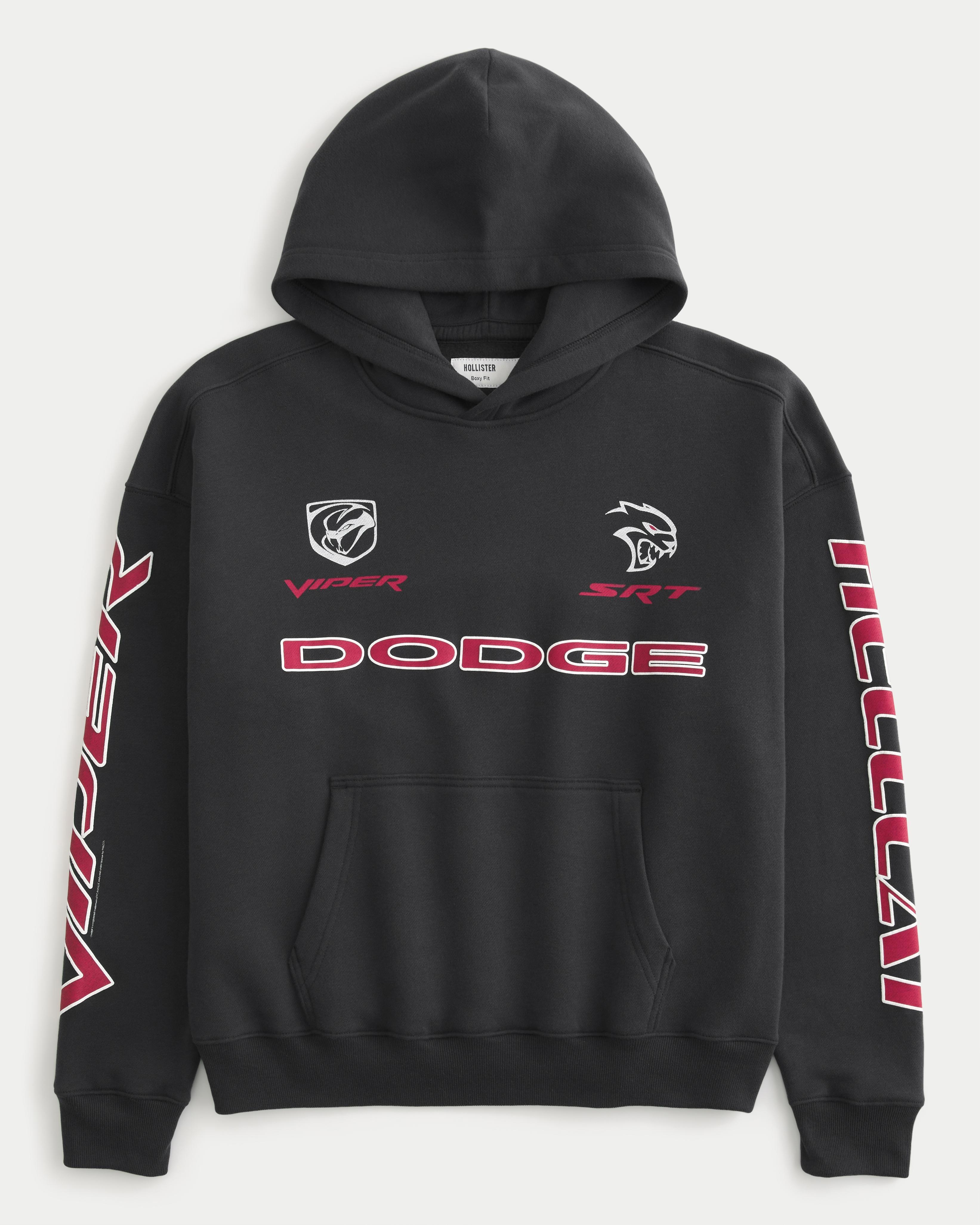 Boxy Dodge Viper Graphic Hoodie Product Image