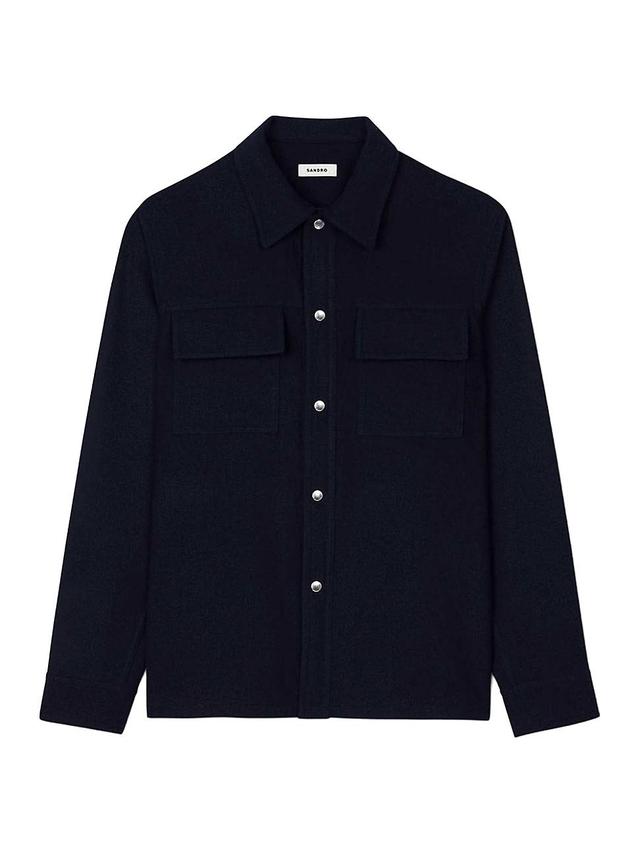 Mens Wool Overshirt Product Image