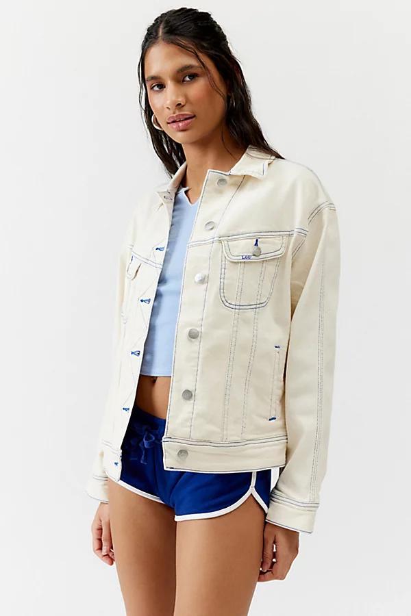 Lee Rider Loose-Fit Denim Jacket Womens at Urban Outfitters Product Image