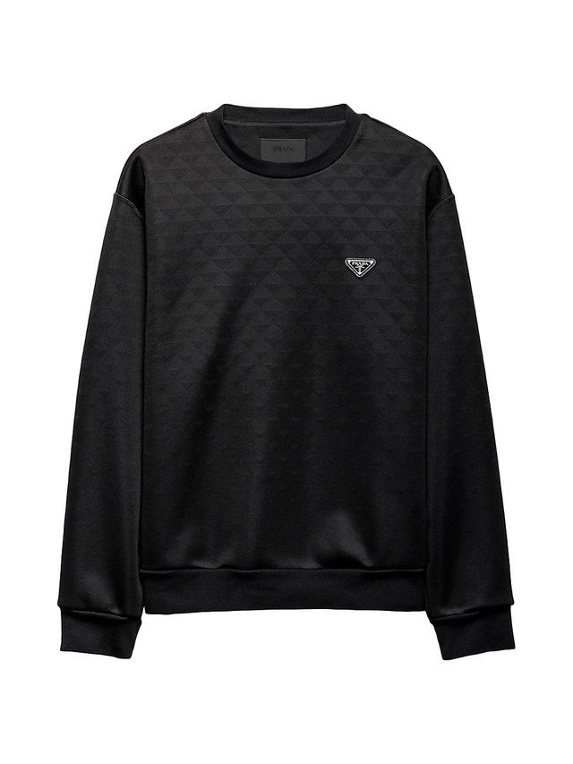 Mens Technical Fabric Sweatshirt Product Image