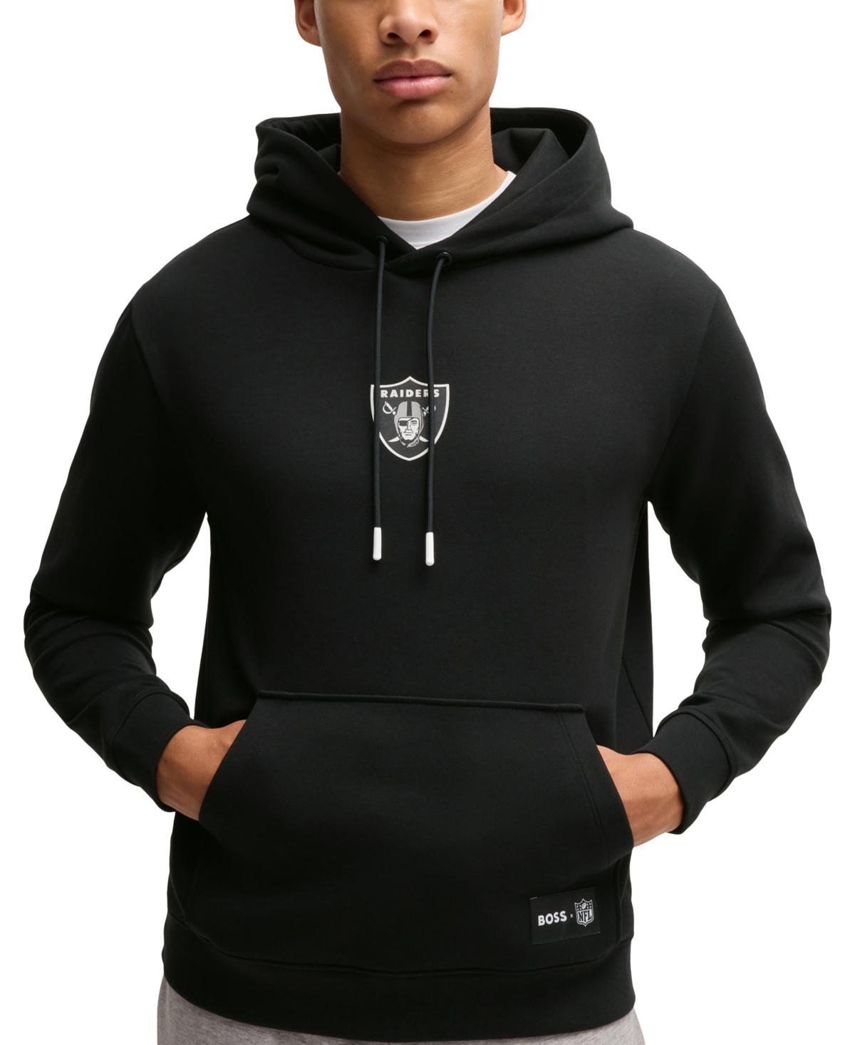 HUGO BOSS Boss X Nfl Interlock Hoodie With Special Branding In Giants Product Image