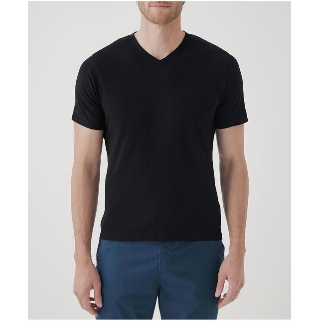 Pact Mens Organic Cotton Featherweight Slub V-Neck Tee Product Image