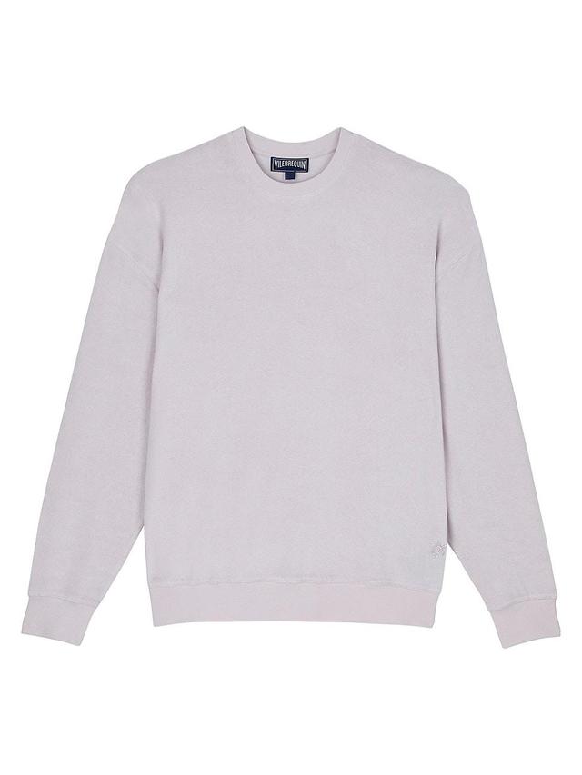 Mens Cotton-Blend Crewneck Sweatshirt Product Image