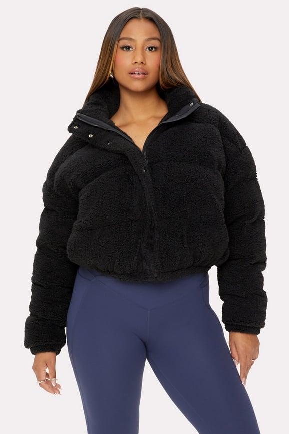 Faux Shearling Puffer Jacket product image