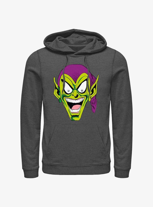 Marvel Spider-Man Green Goblin Head Hoodie Product Image