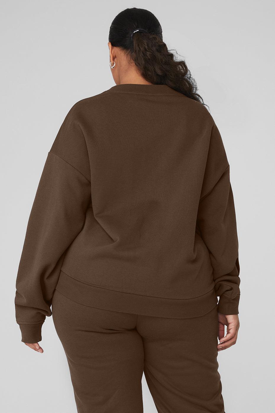 Accolade Crew Neck Pullover - Espresso Product Image