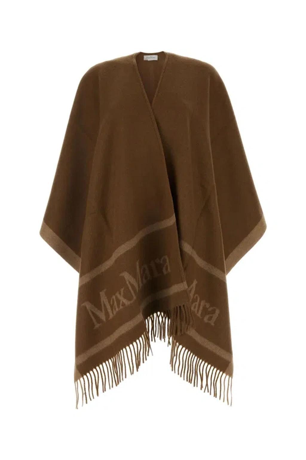 Brown Wool Hilde Cape Product Image