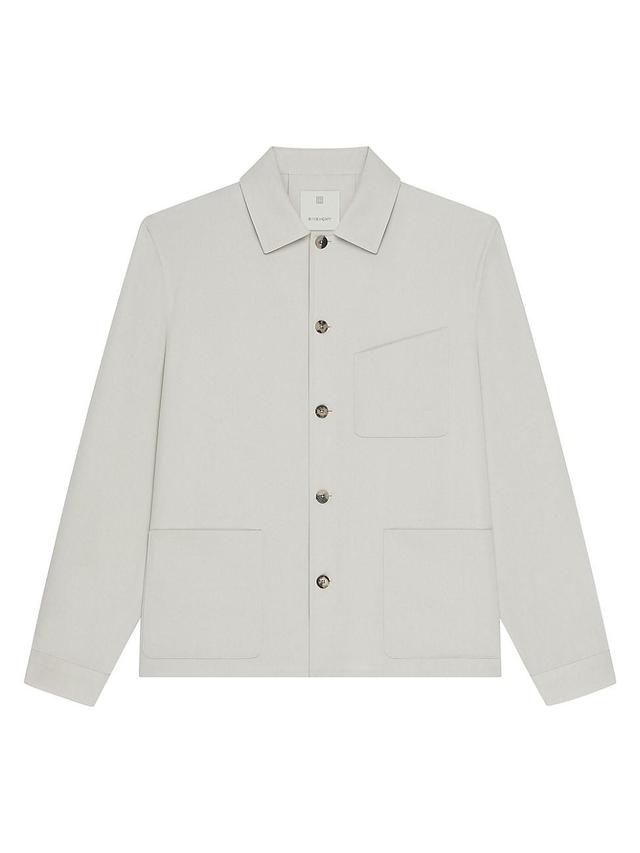 Mens Plage Overshirt in Double Face Wool Product Image