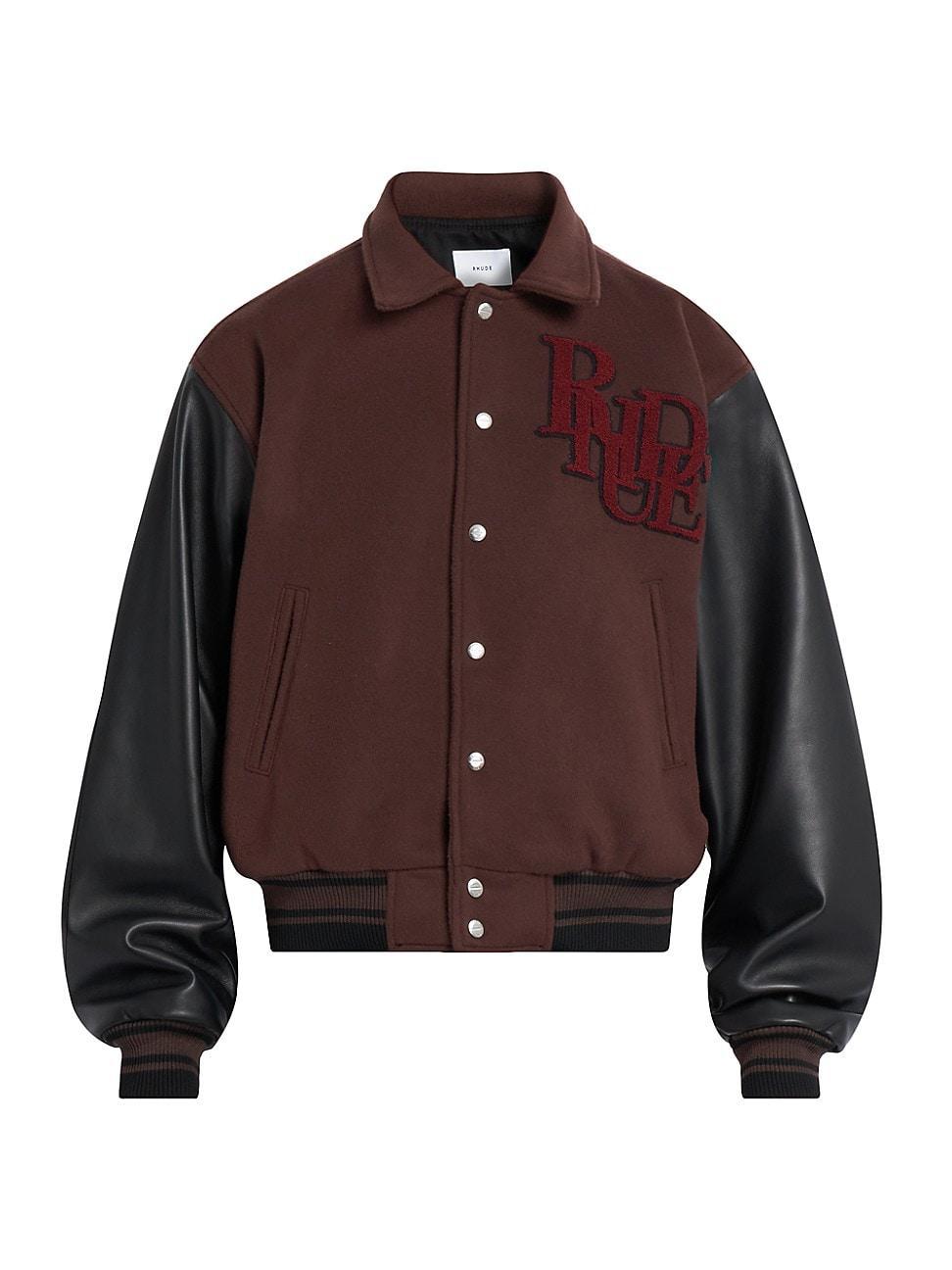 Mens Duck Wool Varsity Jacket Product Image